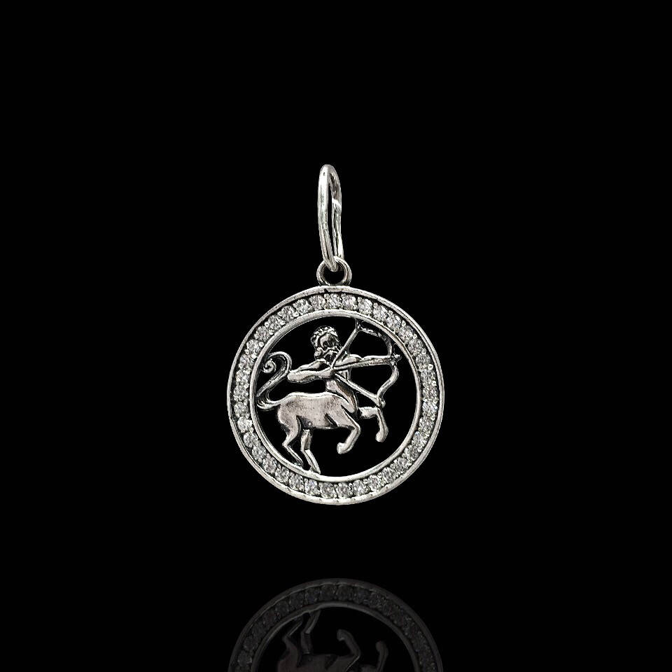 

Серебряная подвеска, знак зодиака, Стрелец