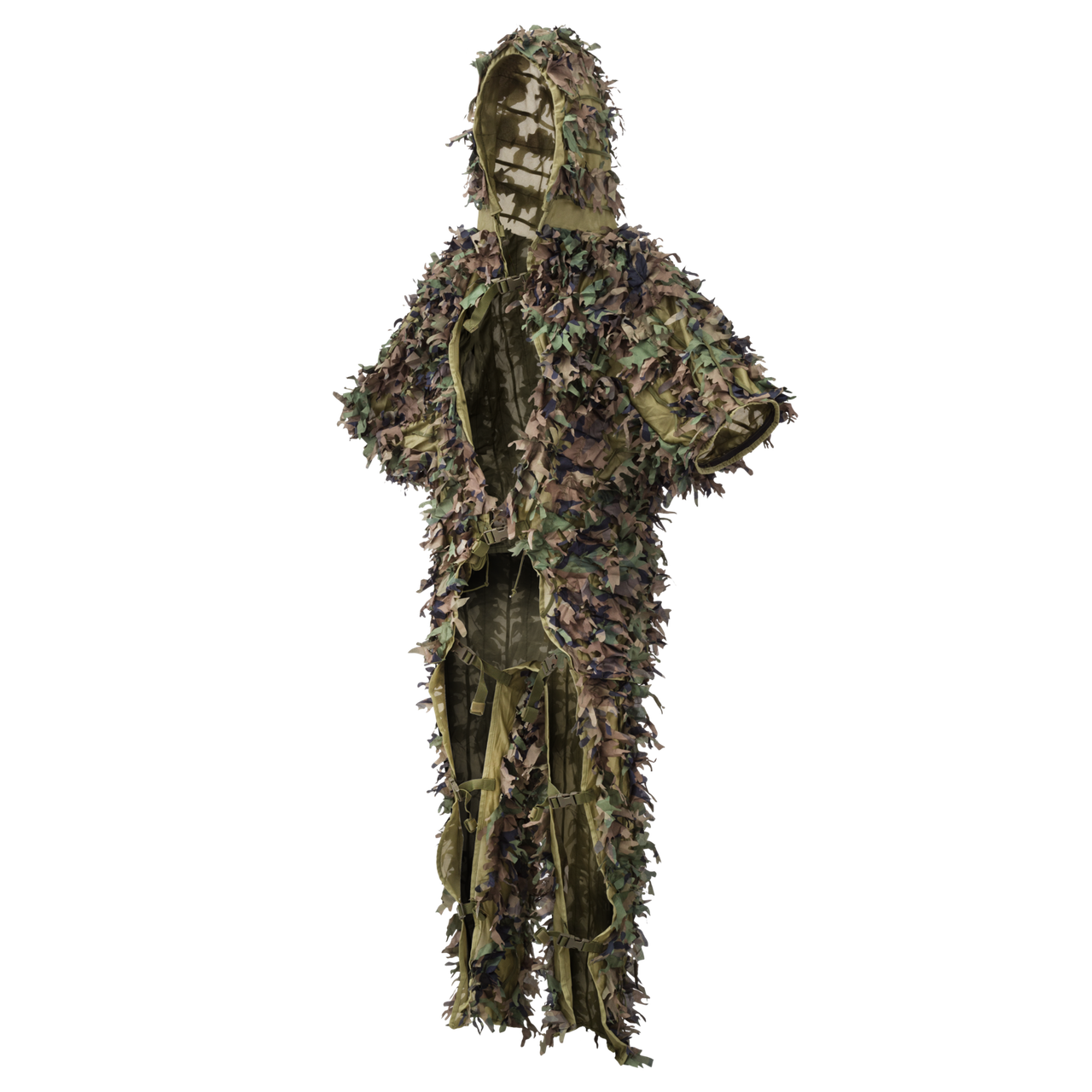 

Набор пончо и штаны Helikon-Tex LEAF GHILLIE US Woodland, Зелёный