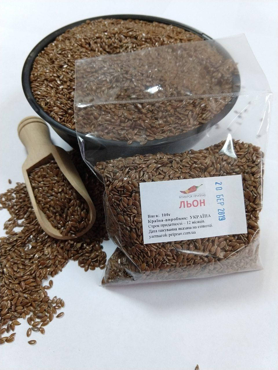 

Лен семена, 100г
