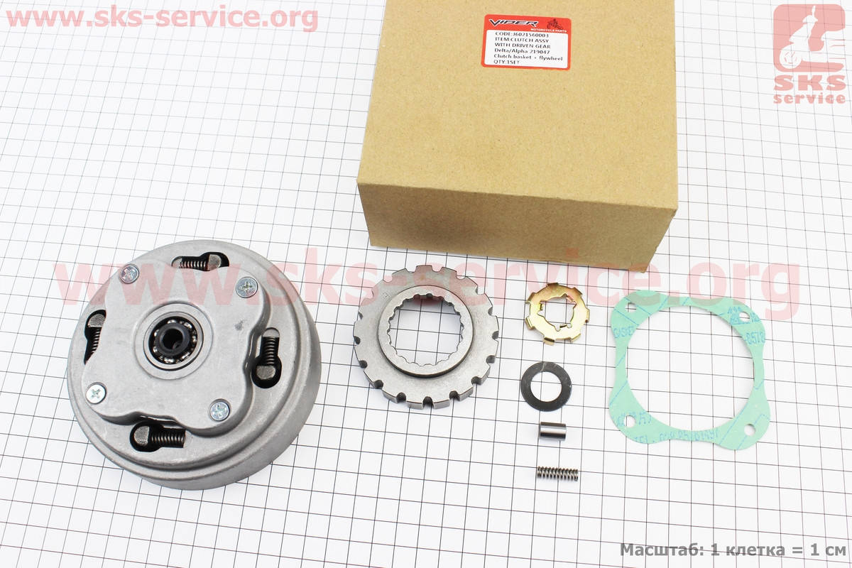 

Сцепление в сборе на мопед Дельта