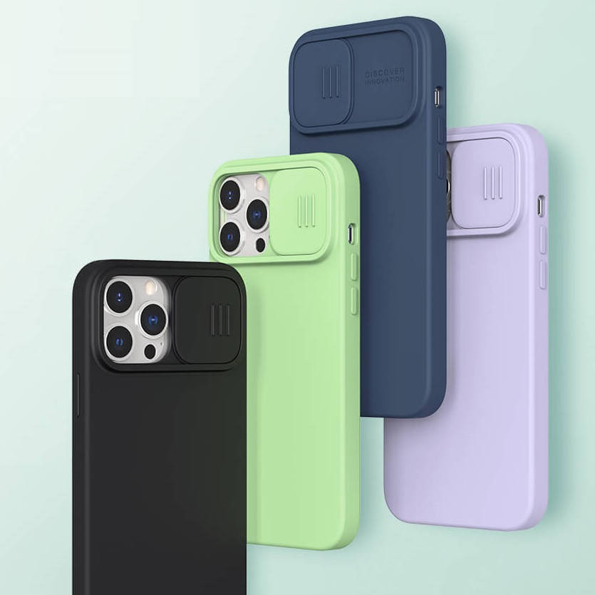 

Силиконовый чехол Nillkin CamShield Silky for Magsafe для iPhone 13 Pro Max