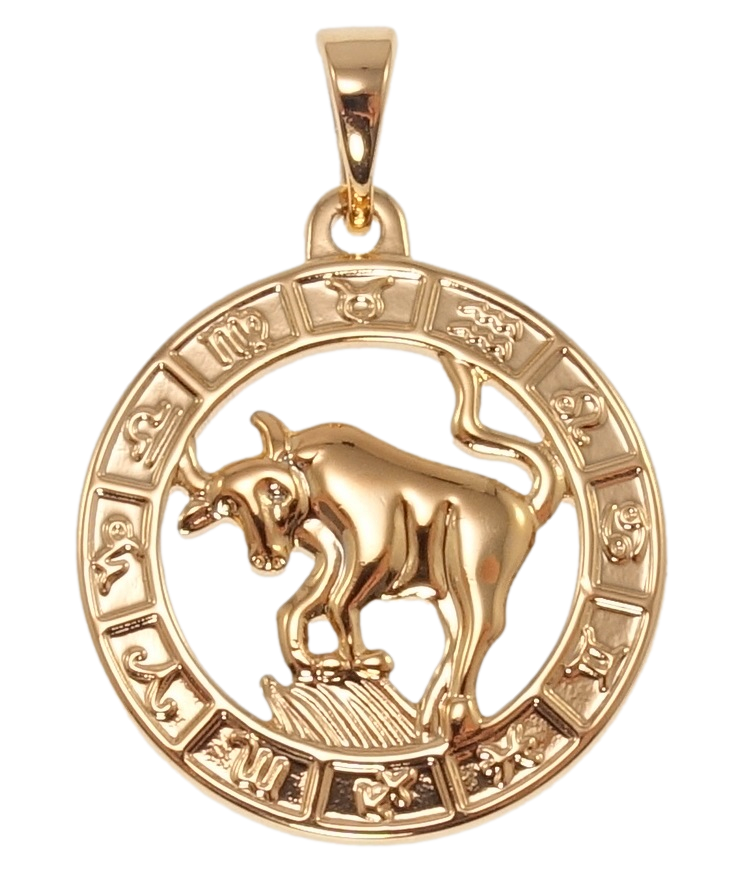 

Кулон Xuping Позолота 18K "Знак Зодиака Телец" для цепочки до 5мм