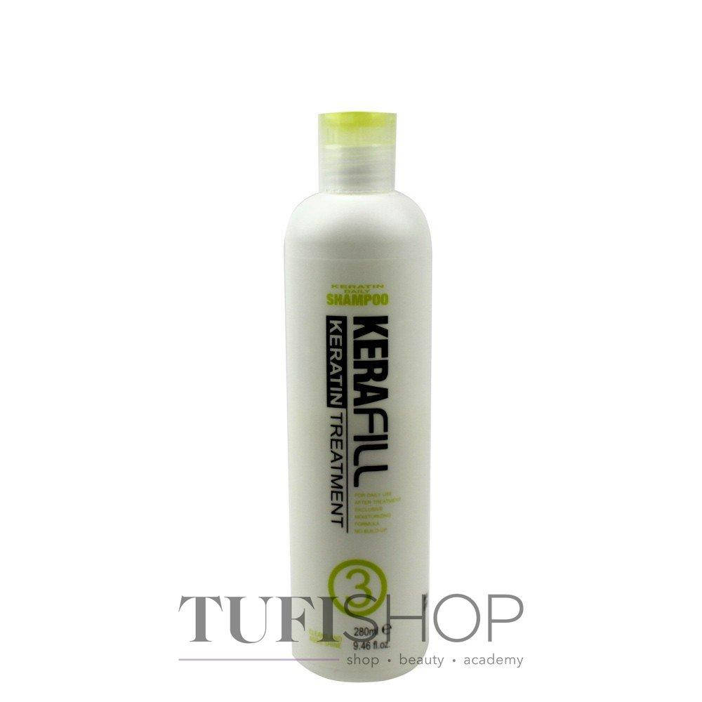 

Шампунь без сульфатов Kerafill Daily Shampoo уход после кератина 280 мл