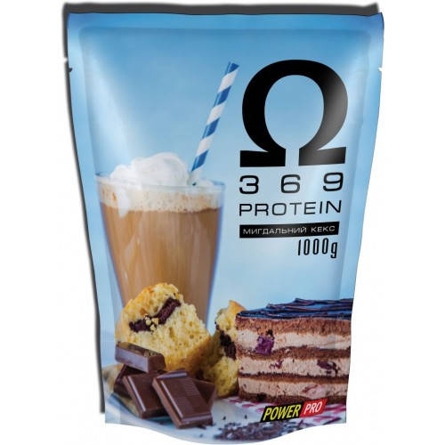 

Протеин Power Pro Omega 3 6 9 Protein, 1 кг - миндальный кекс