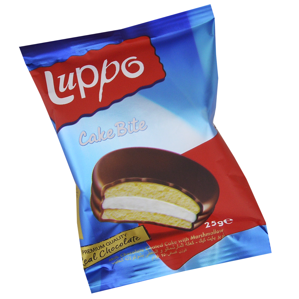 

Кекс Luppo с маршмеллоу в молочном шоколаде 25г (уп/24шт)