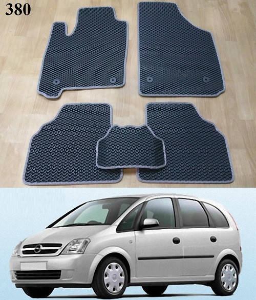 

Коврики ЕВА в салон Opel Meriva A '03-09, Черный