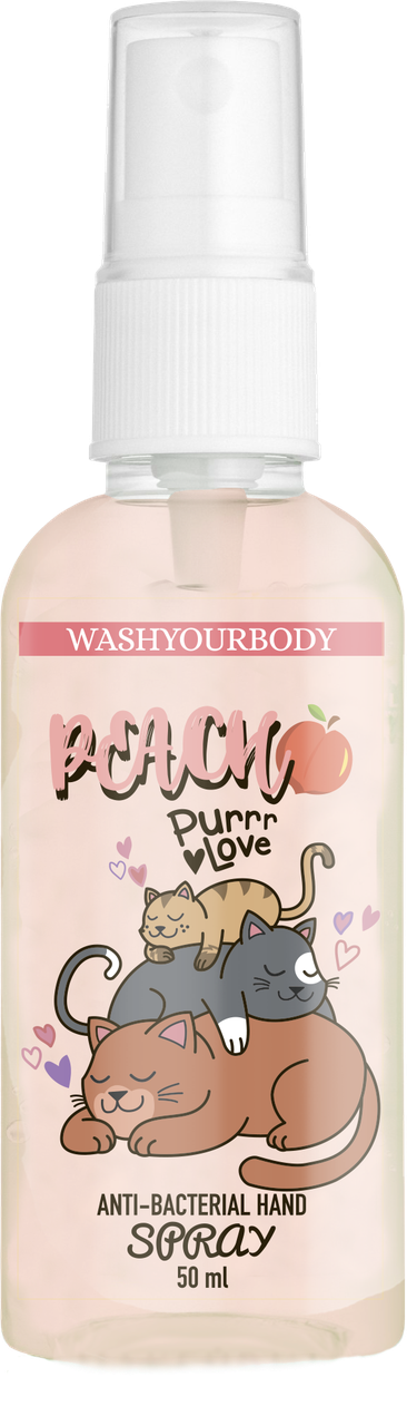 

Антисептик для очистки рук Peach 50ml
