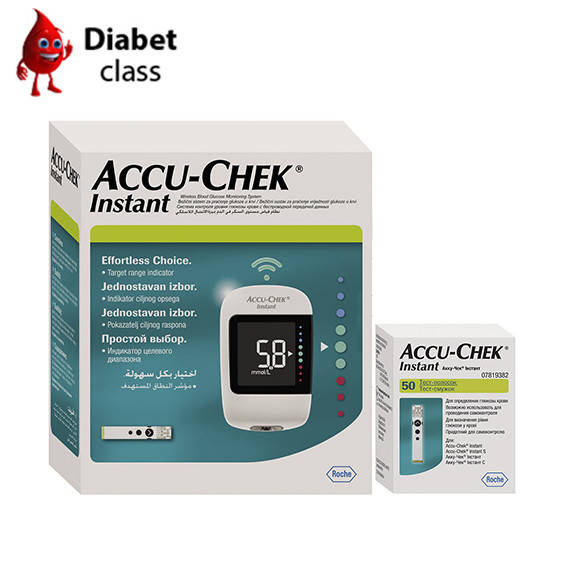 

Глюкометр Акку Чек Инстант (Accu Chek Instant) + 50 тест полосок Акку Чек Инстант по низкой цене