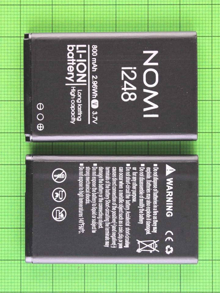 

Акумулятор Nomi i248 800mAh Оригінал