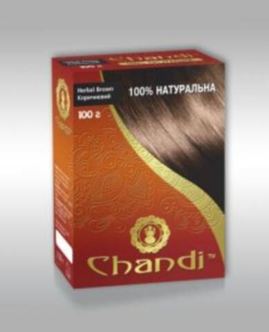 

Chandi. Краска для волос на основе натуральной хны. Серия "100% натуральная". 100 г