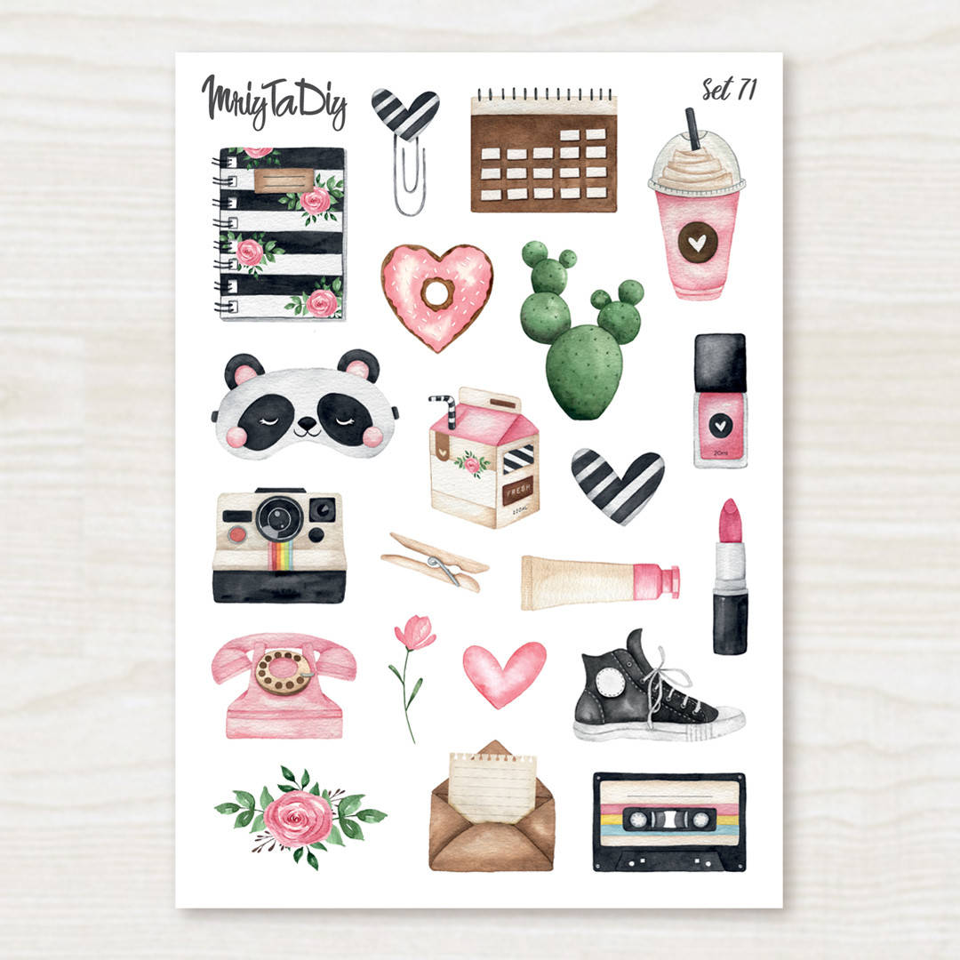 

Стикеры Set 71 MriyTaDiy, Белый