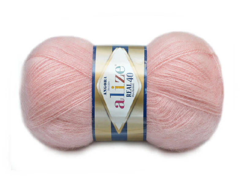 

Alize Angora Real 40, Нежная роза №363, Розовый