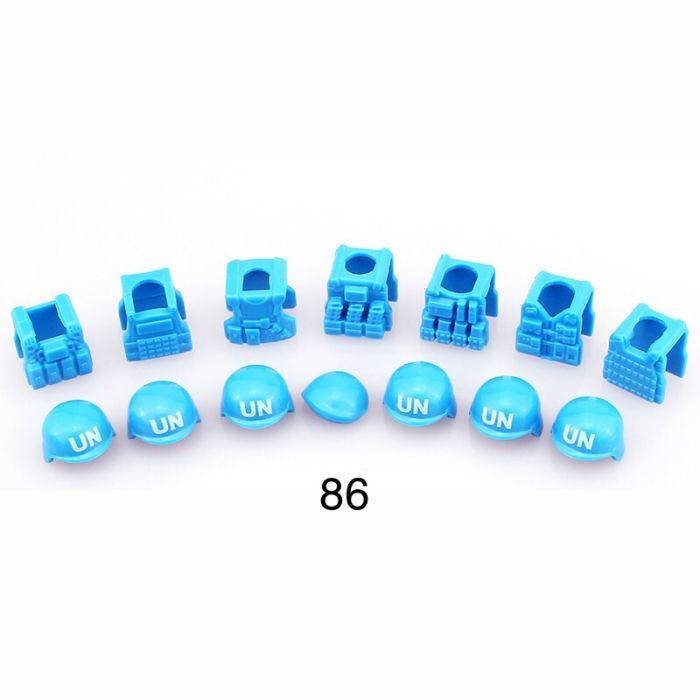 

Фигурки Миротворческие силы ООН голубые каски Лего Lego United Nations, Голубой