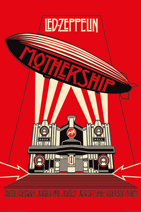 

Постер / Плакат "Led Zeppelin (Mothership Red)"