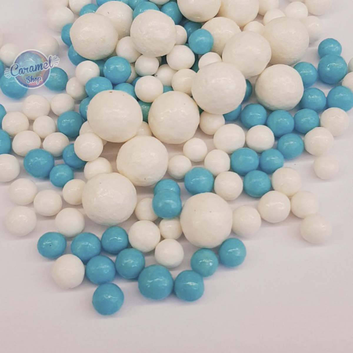 

Посыпка кондитерская Драже Голубой микс