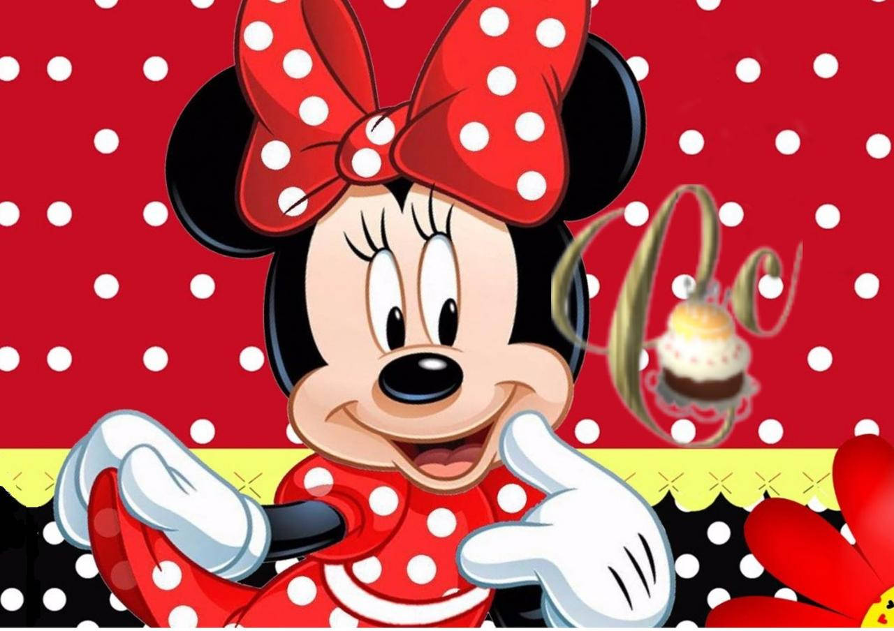 

Печать вафельной (рисовой) или сахарной картинки Минни Маус на торт