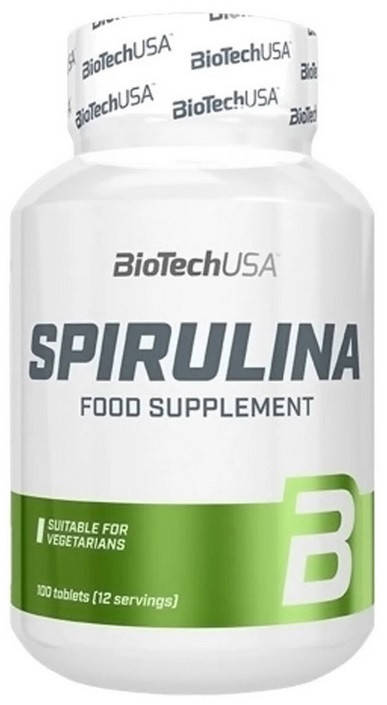 

Витамины спирулина BioTech - Spirulina (100 таблеток)