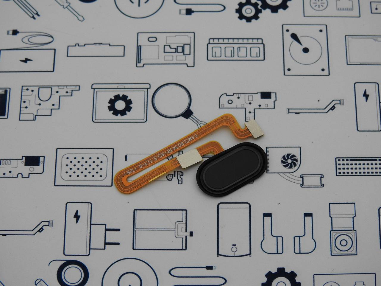 

Кнопка home(домой) Meizu Pro 7 (M792H) черный Сервисный оригинал с разборки