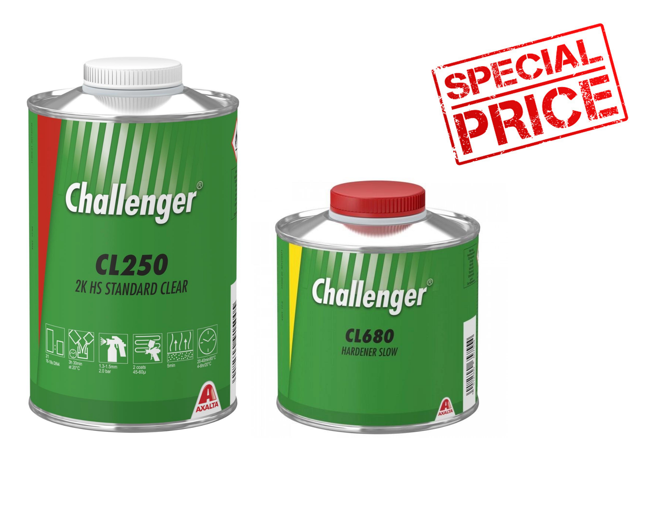 

Прозрачный лак HS Challenger CL250, медленный (Лак 1л + отвердитель CL680 - 0,5л)