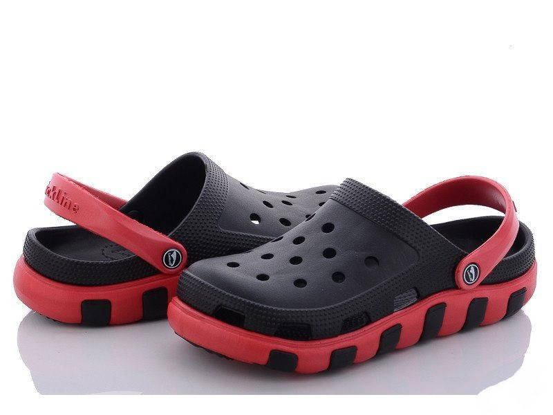 

Кроксы (Сабо) мужские черные Luck Crocs 42, Черный