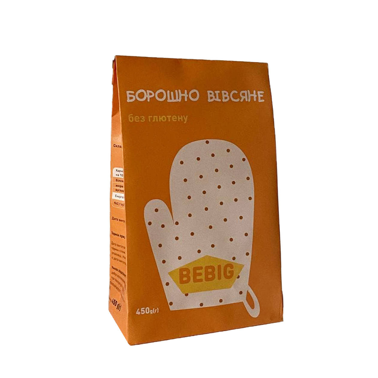 

Мука овсяная без глютена Bebig 450г