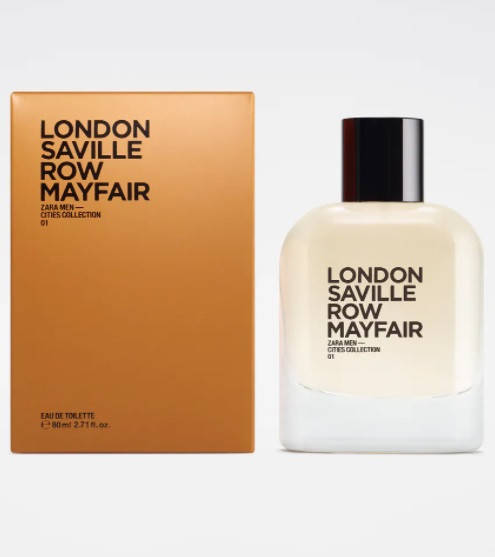 

Zara Аромат для чоловіків London savile row mayfair 80 ML