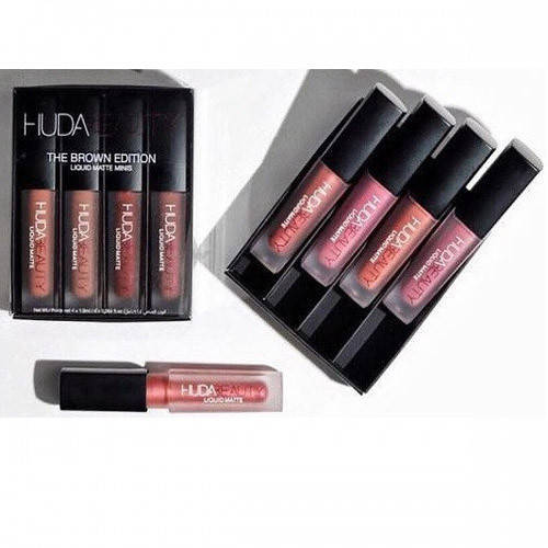

Жидкие матовые помады Huda Beauty 4 шт.|