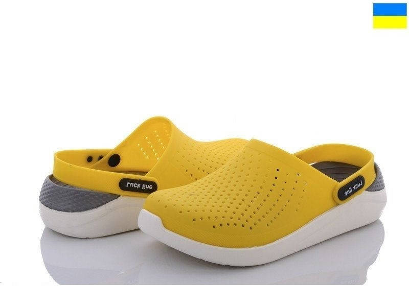 

Сабо женские Luck Crocs, Кроксы женские (Желтые) 41, Желтый