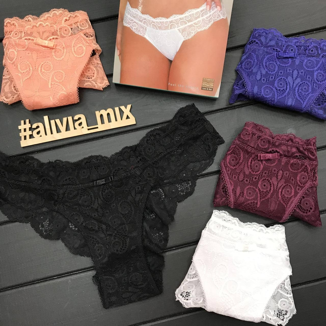 

Кружевные американки от La vivas XL, Черный