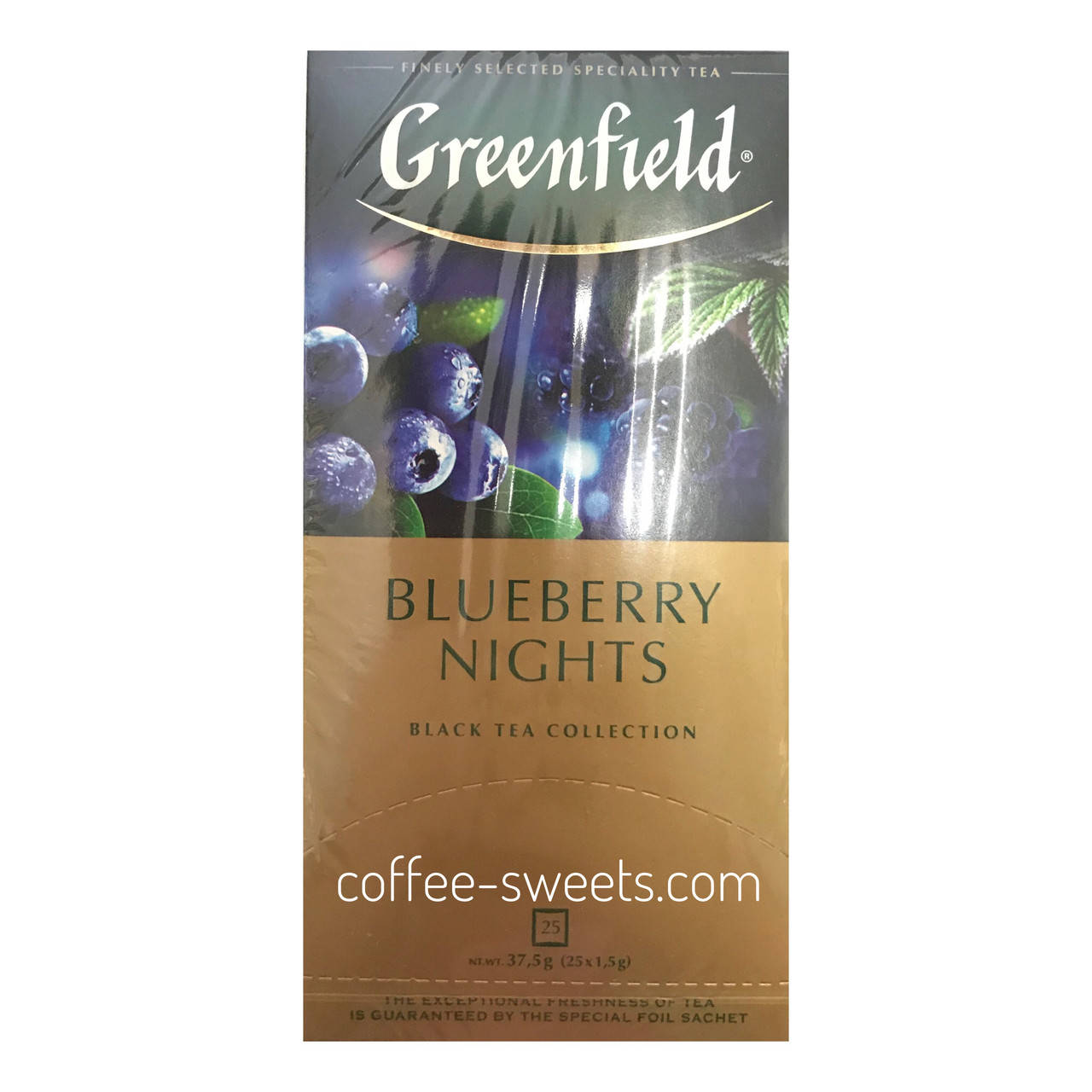 

Чай Greenfield 25 пак чёрный с черникой BLUEBERRY NIGHT