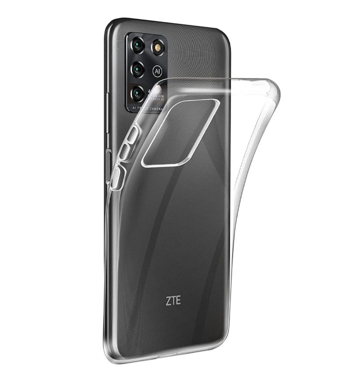 

TPU чехол глянцевый для ZTE Blade V30 Vita ( на зте блейд в30 вита) прозрачный, Разные цвета