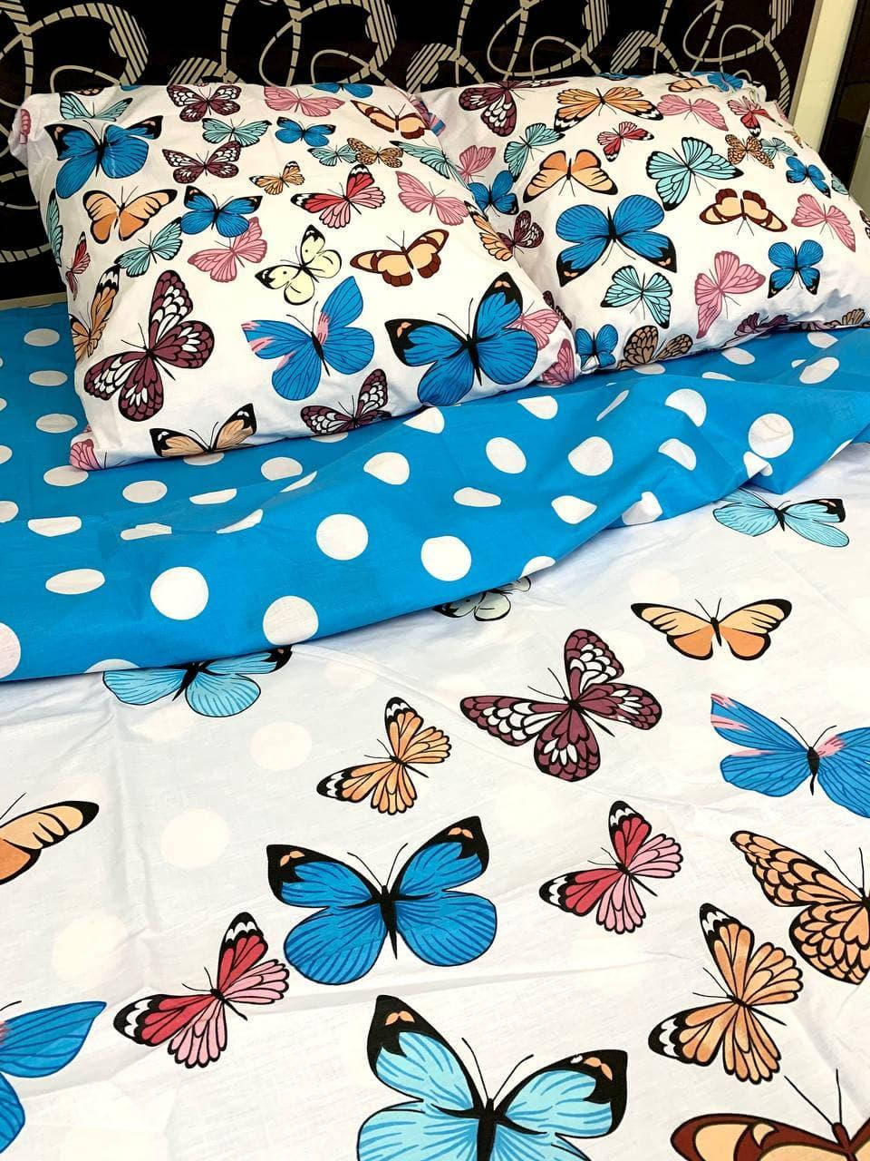 

Постільна білизна Gold Метелик горошок