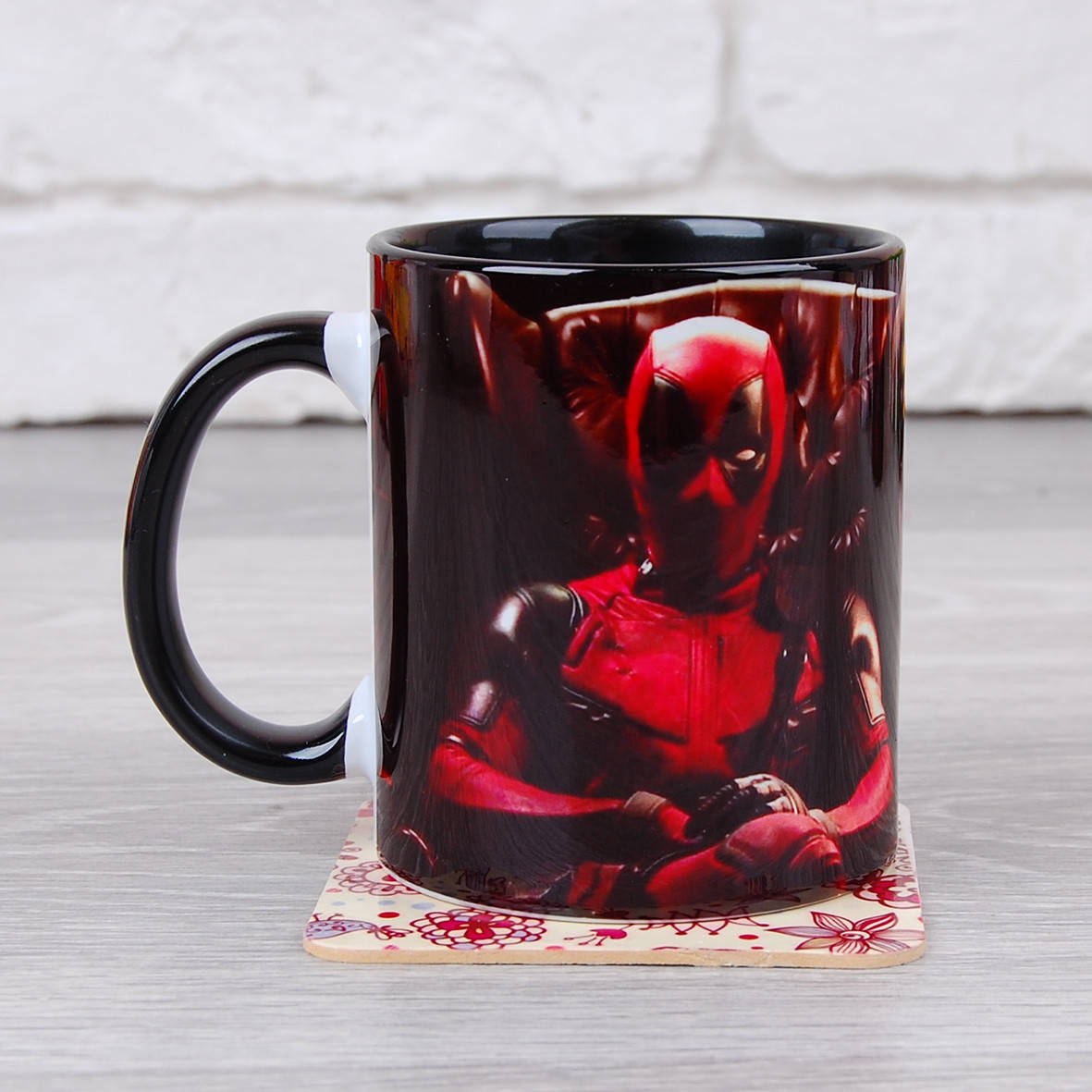 

Чашка Deadpool 5 (Дэдпул), Черный