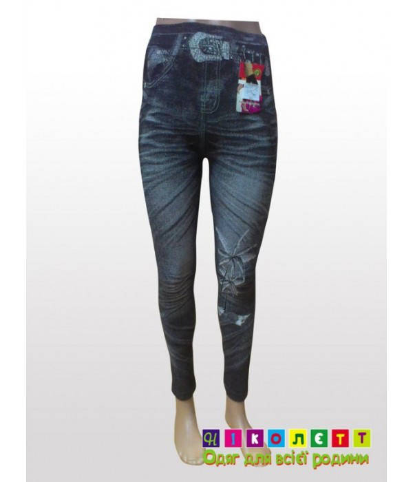 

Леггинсы Лосины Принт Джинс с Пальмой