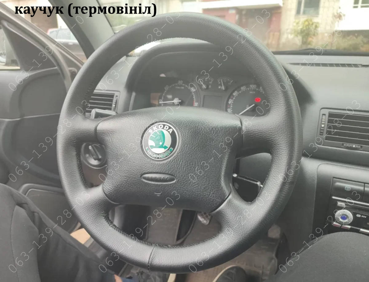 

Оплетка Чехол на руль VW B5 Skoda Octavia Tour Golf 4 T4 Шкода Тур, Черный