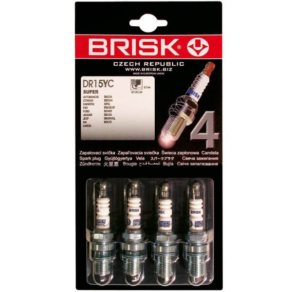 

Свеча зажигания BRISK Super DR15YC БЛИСТЕР (2112)