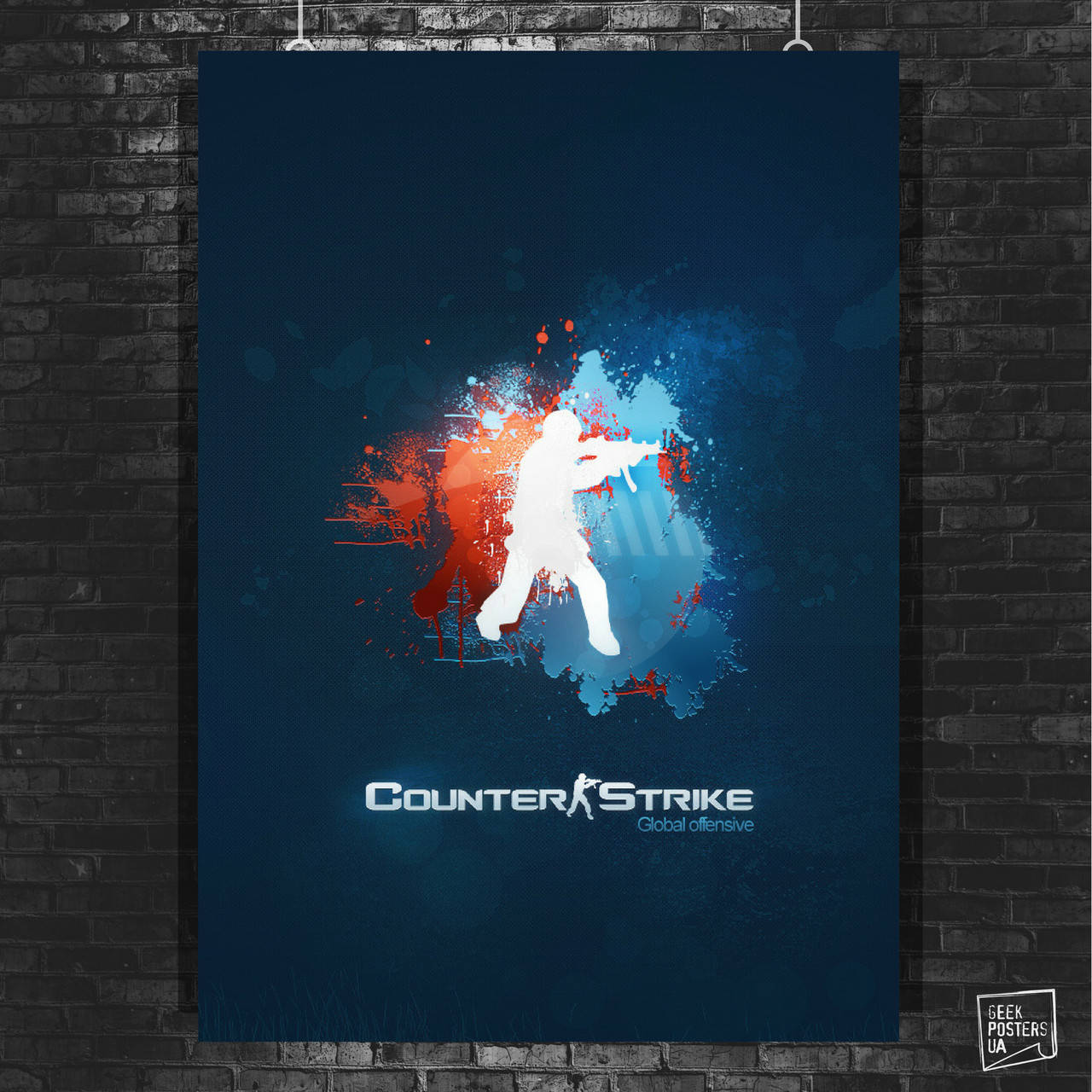 

Постер Counter-Strike, CS:GO, Контрстрайк, киберспорт, КС, контра. Размер 60x43см (A2). Глянцевая бумага A2
