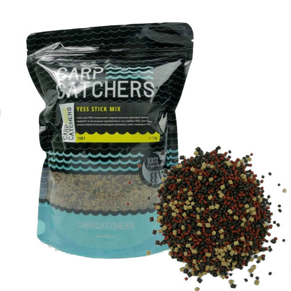 

Пеллетс для ПВА-стиков Carp Catchers Stick Mix Yess 1кг