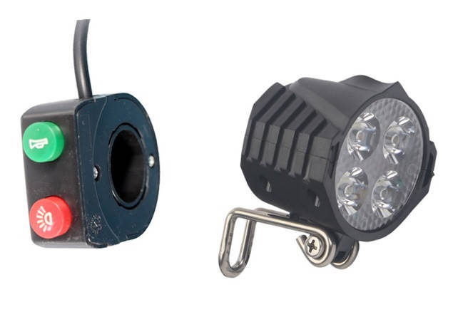 

Фара LED SZ 12W/12-80V с сигналом и пультом управления
