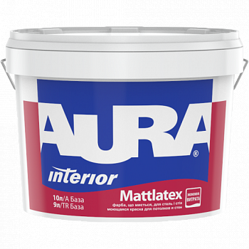 

Краска для стен и потолков AURA Mattlatex, 10л, Белый