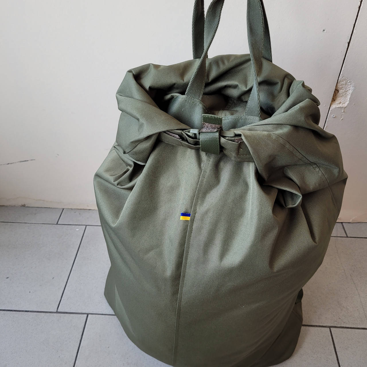 

Сумка-баул/рюкзак. 110л. ОЛИВА, Оливковый