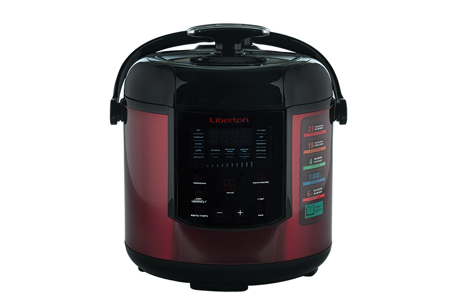 

Мультиварка-Скороварка LIBERTON LPC-6123 1000Вт 6л