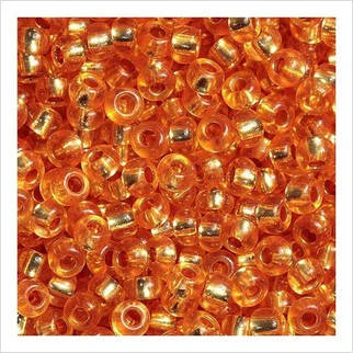 357-10/0-08289 Бісер Чехія (блискучий, оранжевий)