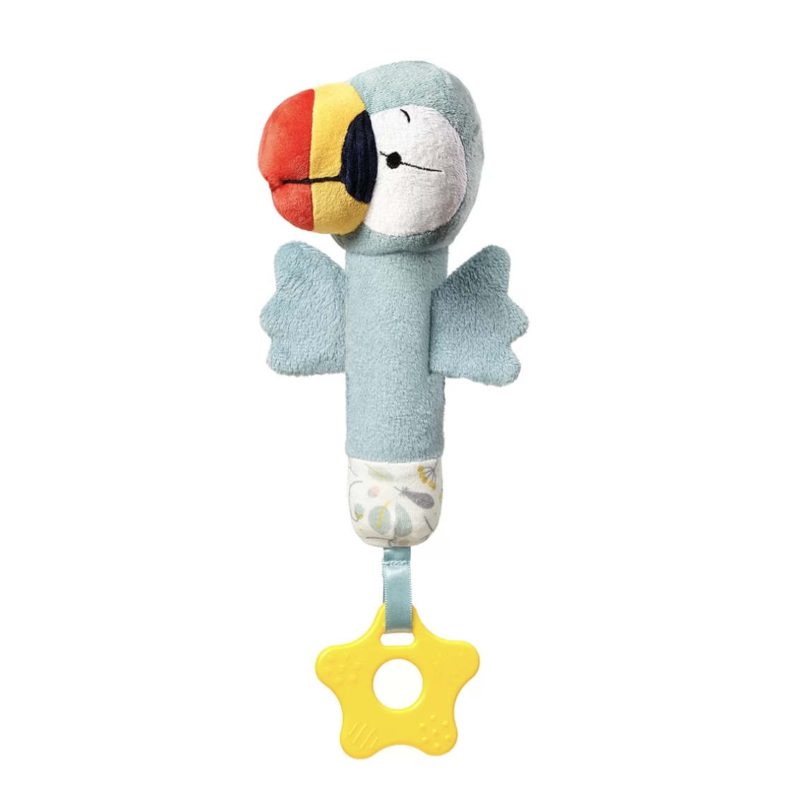 

Игрушка-пищалка с прорезывателем Тукан (8х24 см) BabyOno