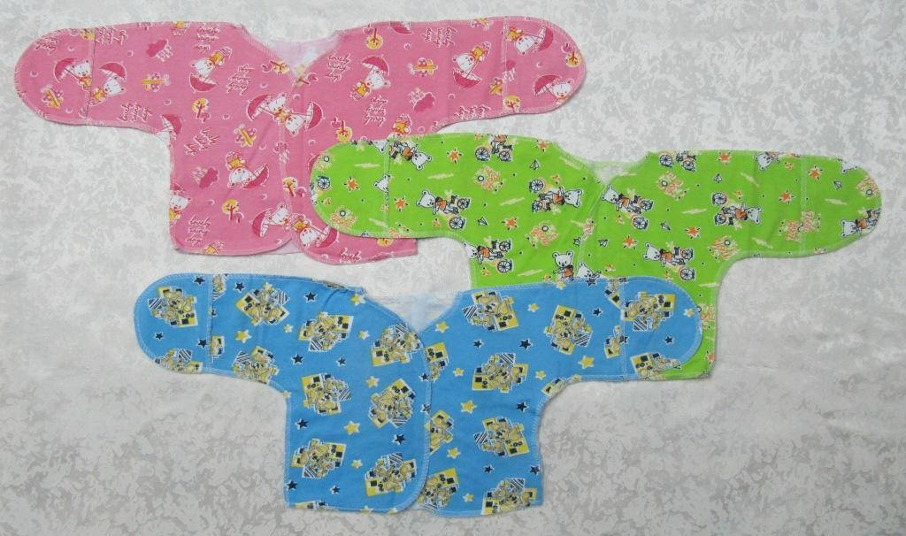 

Распашонка с закрытыми ручками, р.56