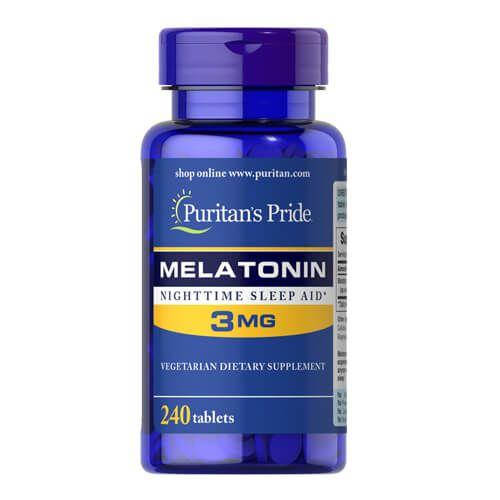 

Мелатонин, Melatonin, Puritan's Pride, 3 мг, 240 таблеток