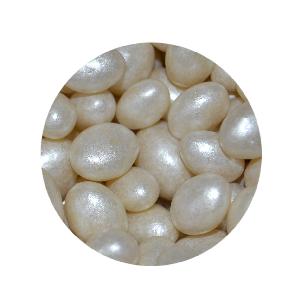 

Посыпка "Рисовые капельки (белые) 9 мм.", 25 гр.