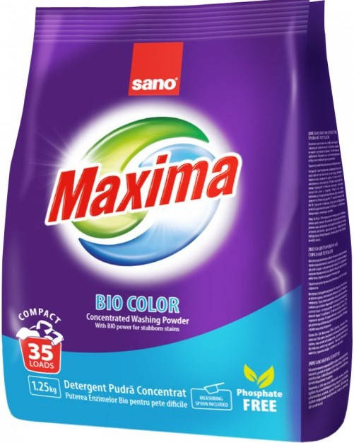 

Sano Maxima Bio Color концентрированный стиральный порошок 1.25 кг