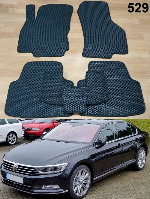 

Коврики ЕВА в салон Volkswagen Passat B8 EUR '15-, Черный