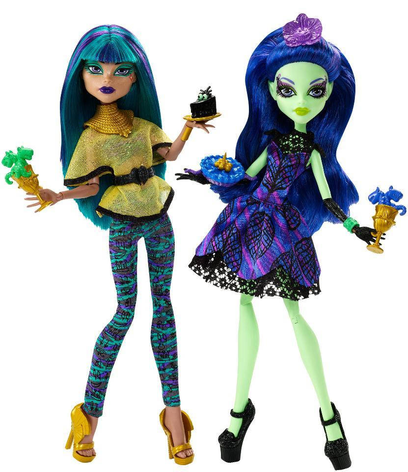 

Куклы Монстер Хай Аманита Найтшейд и Нефера де Нил (Monster High Nefera and Amanita Scream & Sugar)